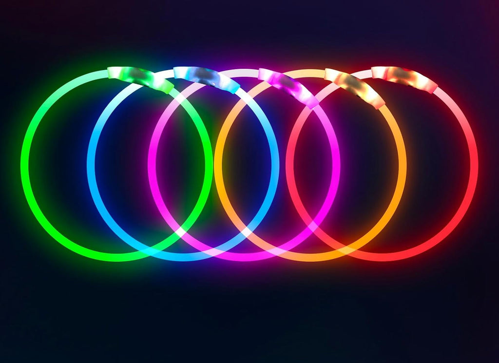 2Pack-Led Dog Collar, USB Rechargeable Flash Dog Necklace Light, Pet Safety Collar Makes Your Beloved Dogs Be Seen at Night for Small Medium Large Dogs(Green)