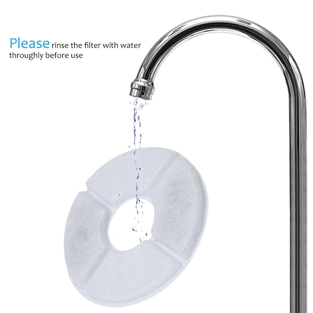 Automatic Electric Pet Water Fountain Dog Cat Drinking Bowl Cat Dog Water Dispenser （4PCS Filter）