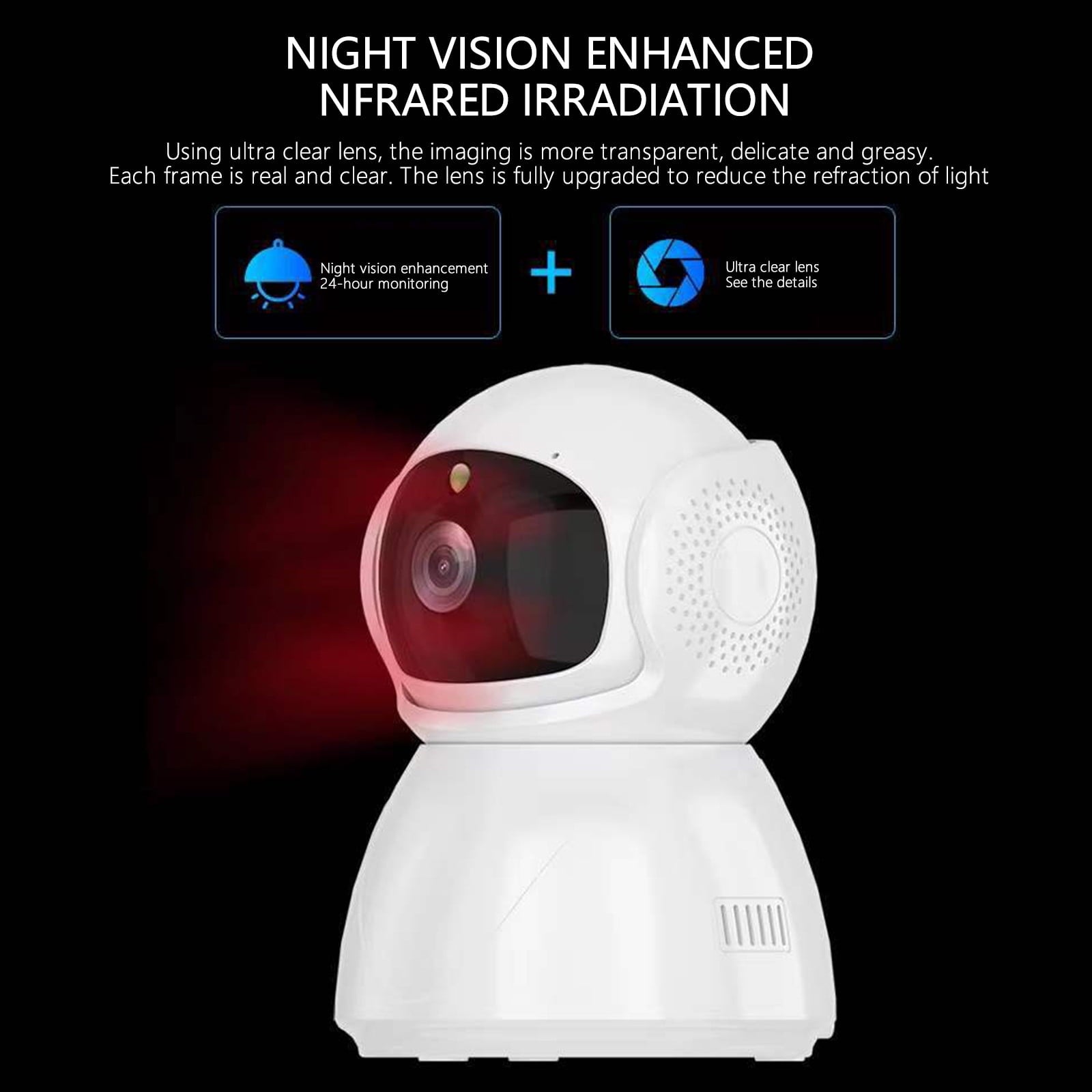 AZXY Wireless Security Camera,Smart Security Cameras,1080p Hd Wifi Indoor Security Cameras,Mini Hidden Smart Pet Monitors for Home