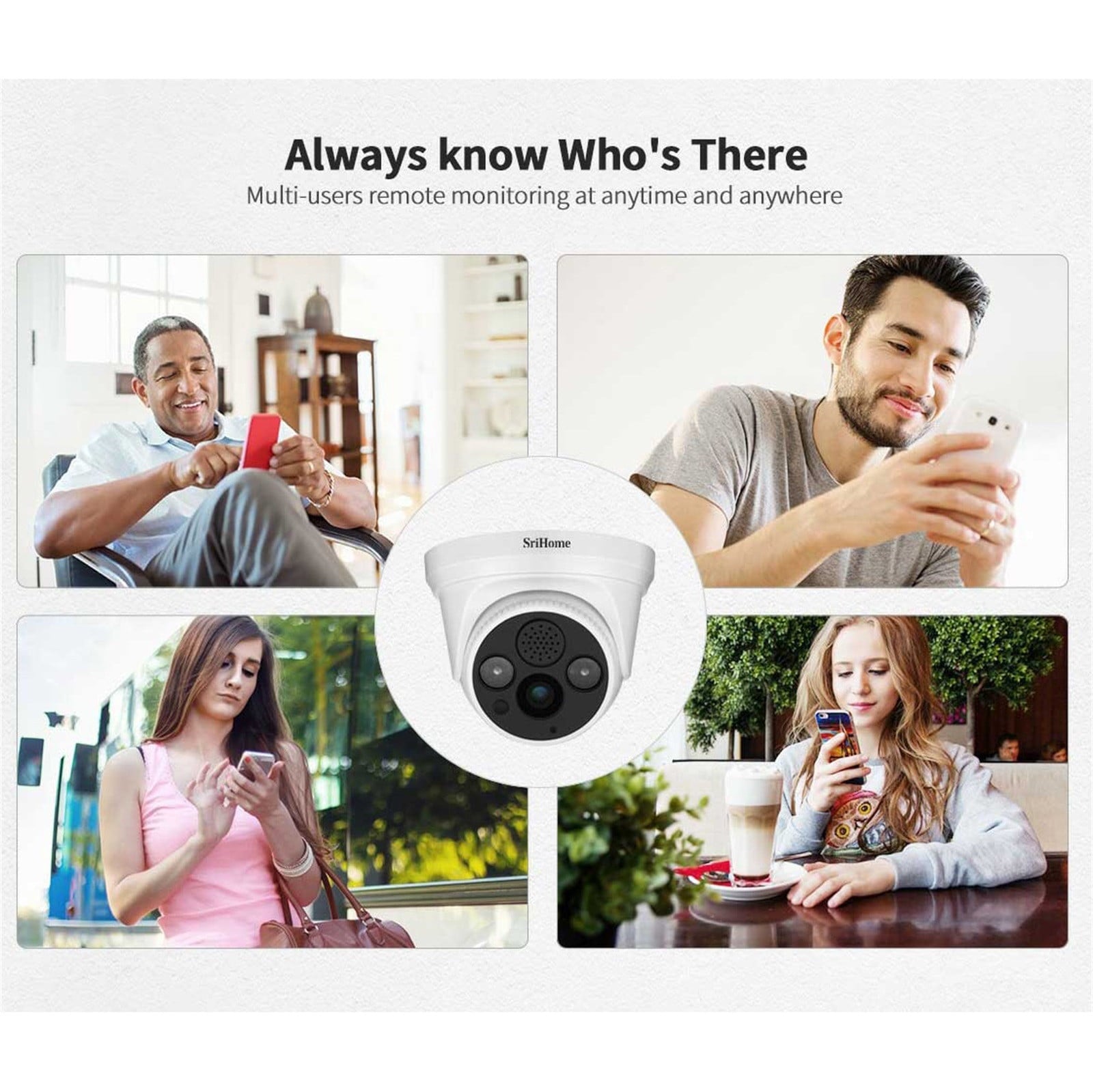 AZXY Security Camera,Surveillance Cameras Wireless,1296p Hd Security Cameras Wireless Wifi Indoor with Audio,Smart Camera for Home Indoor Pet