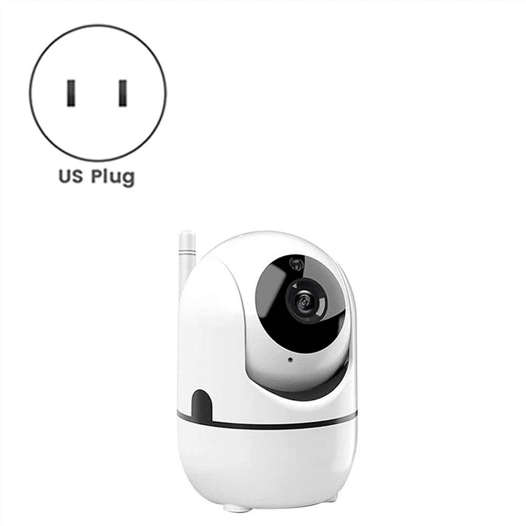 1080P Wireless Camera 355° Camera Mini Pet Video Surveillance Camera with Wifi Baby Monitor Smart Home Black US PLUG