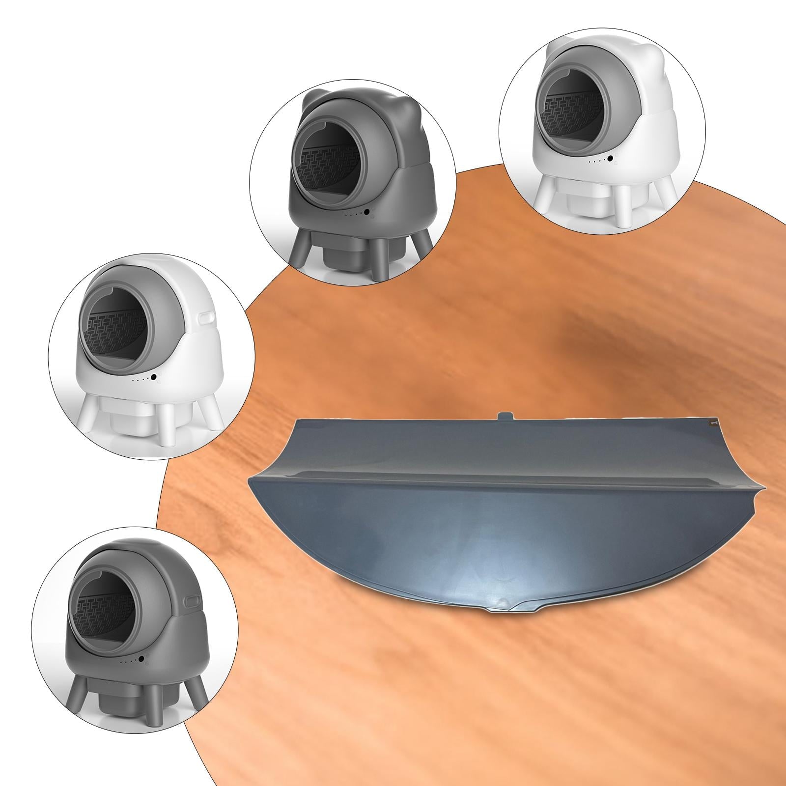 Baffle for Cat Litter Box Splashproof Barrier Plate Replacement Part for Smart Cat Toilet Litter Box