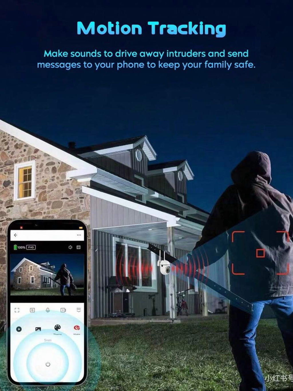 2/4pcs 1080p HD 5G Smart Home Safety Camera - All-Weather Color Night Vision, Pan/Tilt/Zoom, Bidirectional Audio, Pet Monitor With Movement Alerts - Wireless Indoor/Outdoor Security Cam