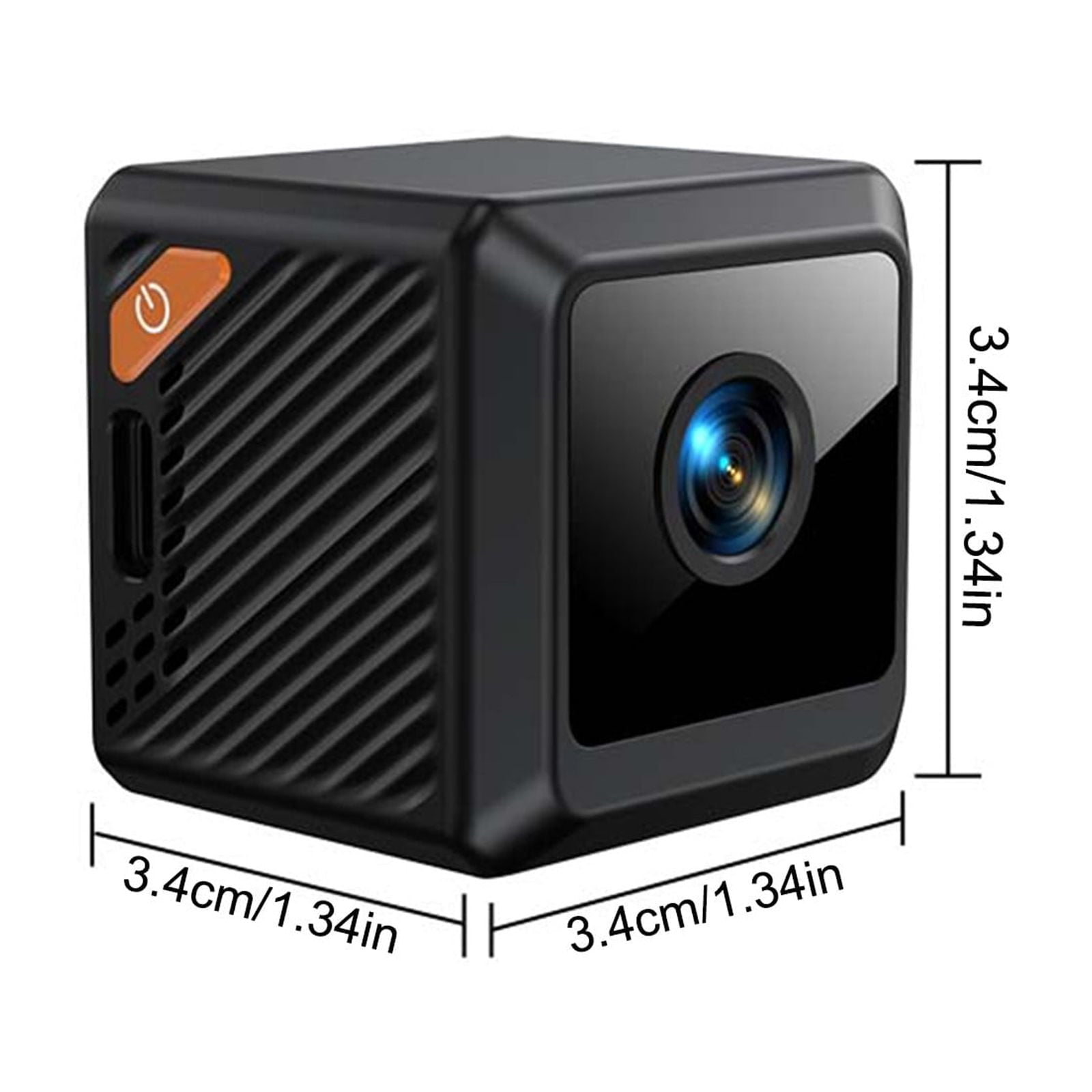 1080P WiFi Security Camera Indoor - Wireless Small Home Camera with Night Vision, 140° Wide Angle, Motion Detection & Alerts, 2.4GHz for Baby/Pet Monitoring (Black, 1.34in)​​