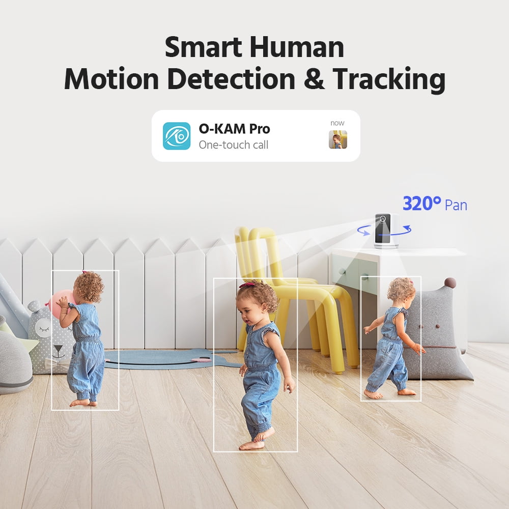 ANNKE 3MP HD Indoor POE Surveillance Security Camera with 2.4" Screen, Phone App + Two-Way Video and Audio Call, Motion Detection, Pet Camera, Baby Monitor, Table Lamp, Night Vision